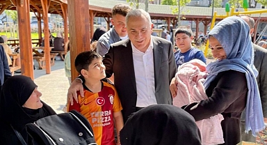 Başkan Turan Draman Parkı'nda Fatihlilerle Buluştu