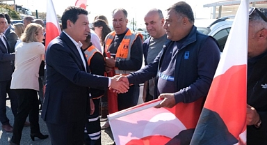 Bodrum Belediye Başkanı Ahmet Aras, 1 Mayıs Emek ve Dayanışma Günü vesilesiyle işçilerle bir araya geldi