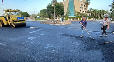 Çamyuva Turizm Bulvarı'nda asfaltlama çalışmaları