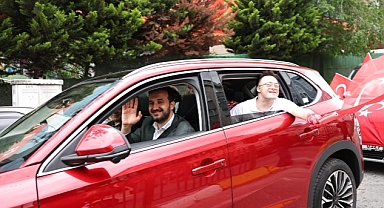 Engellilere TOGG’la asker uğurlama konvoyu yapıldı