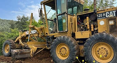 Gemlik'te çiftçilere arazi yolu desteği