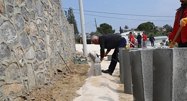 Görece'de Kilit Parke Çalışması