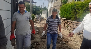 Göynük Mahallesi’nde yol çalışmaları devam ediyor