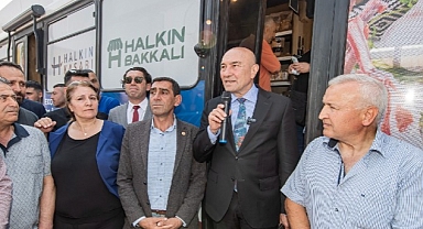Halkın Bakkalı/Halkın Kasabı’na gezici araç da eklendi Soyer: “İzmir’in en çok ihtiyaç duyulan mahallelerine gidecek”