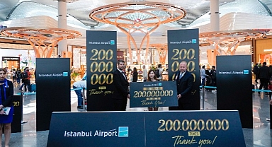 İGA İstanbul Havalimanı 200 milyonuncu yolcusunu ağırladı