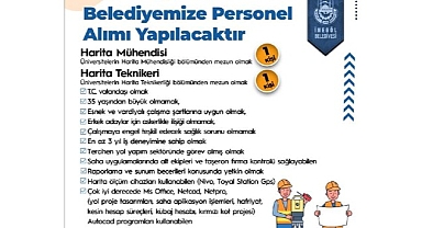 İnegöl Belediyesi Mühendis Ve Tekniker Alımına Çıkıyor