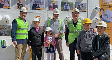 İş Sağlığı ve Güvenliği Haftası etkinliklerle kutlanıyor: Ytong çocukları baret boyadı, iş güvenliğinin önemine dikkat çekti