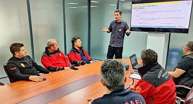 İtfaiyeden personeline olay yeri eğitimi