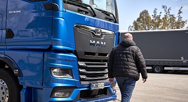 MAN kamyonları yaya ve bisikletlileri tanıyor, üstün teknolojisi ile sürücüye güvenli bir sürüş desteği sağlıyor