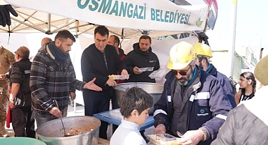 Osmangazi Belediyesi, 100 gündür deprem bölgesinde