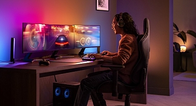 Oyunun renkleriyle ışıkları senkronize etmek Philips Hue ile mümkün!