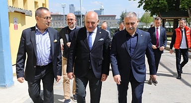 TFF Başkanı Mehmet Büyükekşi, Ankara Kulüplerini Ziyaret Etti