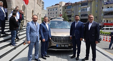 Türkiye'nin yerli otomobili Togg, Nevşehir Belediyesinde makam aracı olarak kullanılmaya başlandı