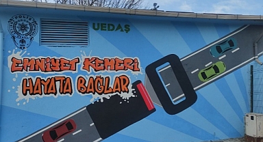 UEDAŞ’ın Renklendirdiği 66. Trafo, Emniyet Kemeri İçin Uyardı