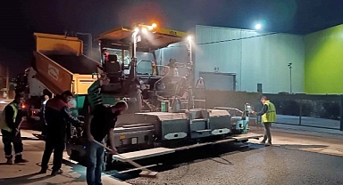 Yol Bakım Timi'nden gece vardiyası