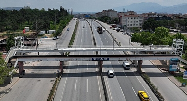 60 Evler yaya üstgeçidi tamamlanıyor