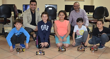 Alanya ATABEM’den bir ilk Bluetooth kontrollü araba projesi