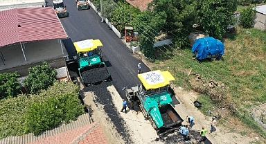 Aydın Büyükşehir Belediyesi Çine Kahraman Mahallesi yolunu yeniliyor