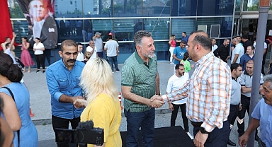 Başkan Sandal personeliyle bayramlaştı
