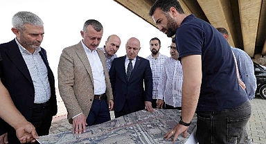 Büyükakın, Osmangazi köprüsünde inceleme yaptı
