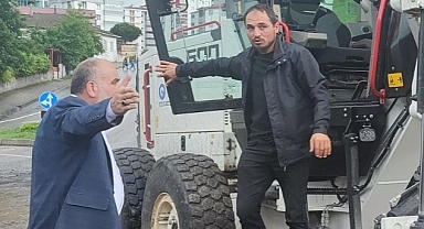 Canik’te Ekipler Yağmura Karşı Canla Başla Mücadele Etti 