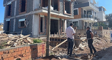 Didim’de inşaat yasağına yönelik denetim çalışmaları sürüyor