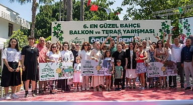 En güzel balkon yarışmasında ödüller verildi