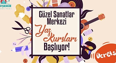 Güzel Sanatlar Merkezi Yaz Kurları İçin Kayıtlar Başladı