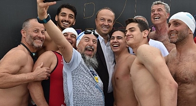 İklim krizine farkındalık oluşturmak için pedal çevirdiler, koştular, yüzdüler