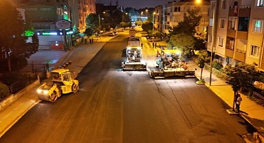 İnegöl Belediye Başkanı Alper Taban Park Caddesinde Sıcak Asfalt Tamamlandı
