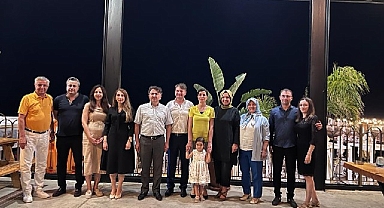 Jandarma Komutanı Ergel’e veda yemeği