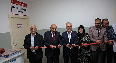 Keçiören’de sıvı savun ve yüzey temizleyicisi üretim atölyesi hizmete açıldı