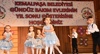 Kemalpaşalı miniklerin yıl sonu heyecanı