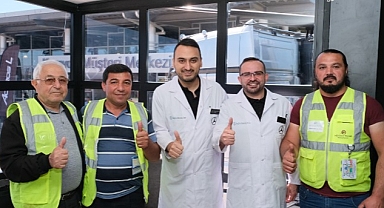 Mercedes-Benz Türk’ün Sağlık Bakım Tırı şoförleri kendi evinde ağırladı