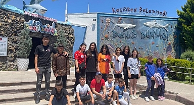 Minik halterciler Keçiören'i gezdi