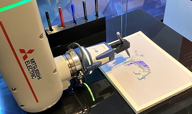 Mitsubishi Electric kolaboratif robotu Melfa Assista Win Eurasia Fuarı’nda ilk defa resim çizecek