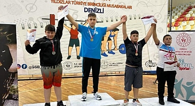 Nevşehir Belediyesi gençlik ve Spor Kulübü haltercileri şampiyonaya damga vurdu