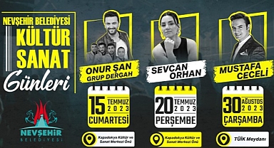 Nevşehir Belediyesi Yaz Konserleri Temmuz Ayında Başlıyor