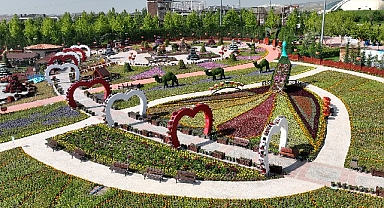 Selçuklu Çiçek Bahçesi ziyaretçilerini bekliyor
