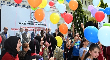 Selçuklu Sanat Tasarım Atölyesi, eğitim dönemini atölyelerde eğitim alan çocukların el becerilerinden oluşan muhteşem bir sergi ile sonlandırdı