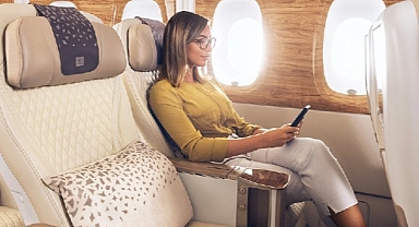 Tüm Emirates yolcuları artık uçuşları sırasında ücretsiz Wi-Fi bağlantısından yararlanabiliyorlar