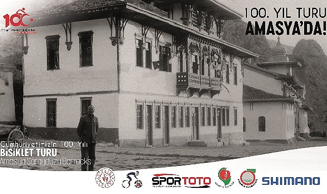 100.Yıl Cumhuriyet Bisiklet Turu’nun 2. etabında bisikletçiler Amasya’dan Havza’ya pedal basacak