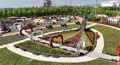27 Türde, 400 bin çiçeğe ev sahipliği yapıyor