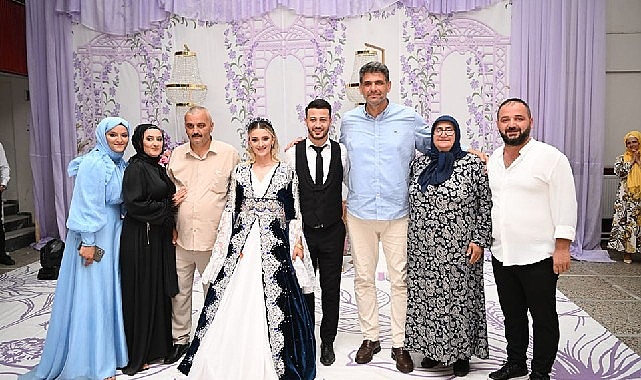 Başkan kocaman en mutlu anların şahidi