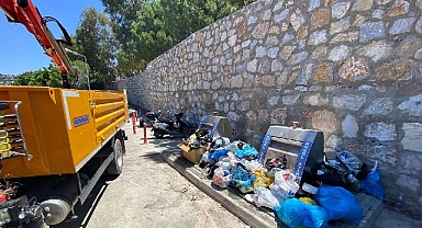 Belediye ekipleri, bayram haftasında 6 bin 500 ton atık topladı