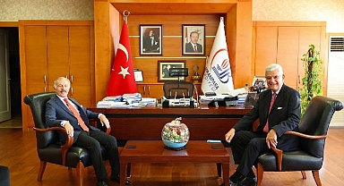 BM 75. Genel Kurul Başkanı Bozkır'dan Başkan Aydıner'e ziyaret