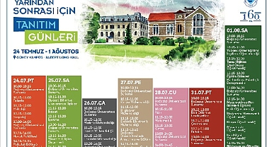 Boğaziçi Üniversitesi Tanıtım Günleri 24 Temmuz-1 Ağustos’ta Güney Kampüs’te gerçekleşecek