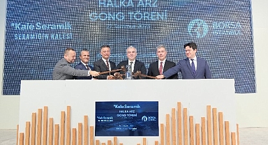 Borsa İstanbul’da gong Kaleseramik için çaldı