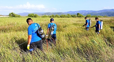Büyükşehir Vektörle Mücadelede Tüm Birimleri ile Sahada