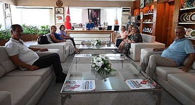 CHP Kemer Kadın Kollarından Başkan Topaloğlu’na ziyaret